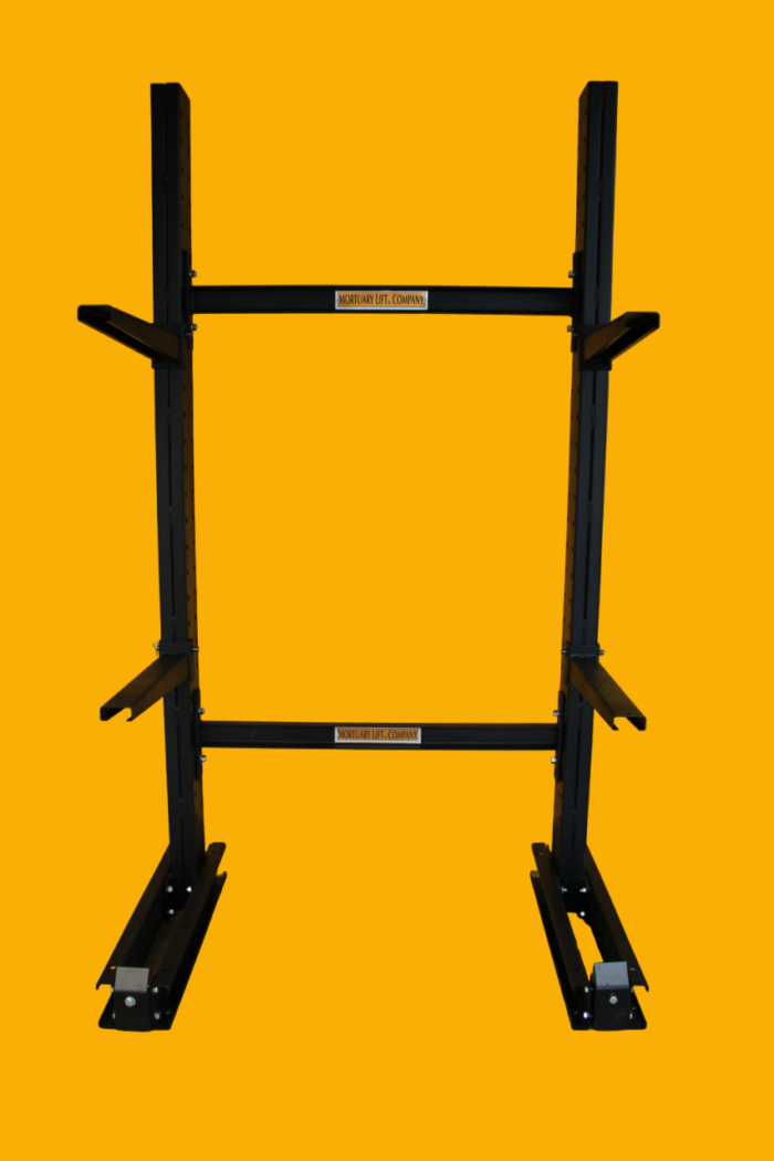 Heavy Duty Cantilevered Body Rack for Morgue