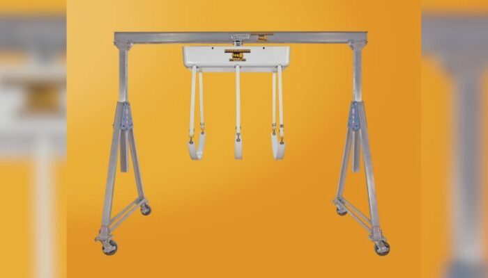 Gantry Lift for Bodies and Caskets